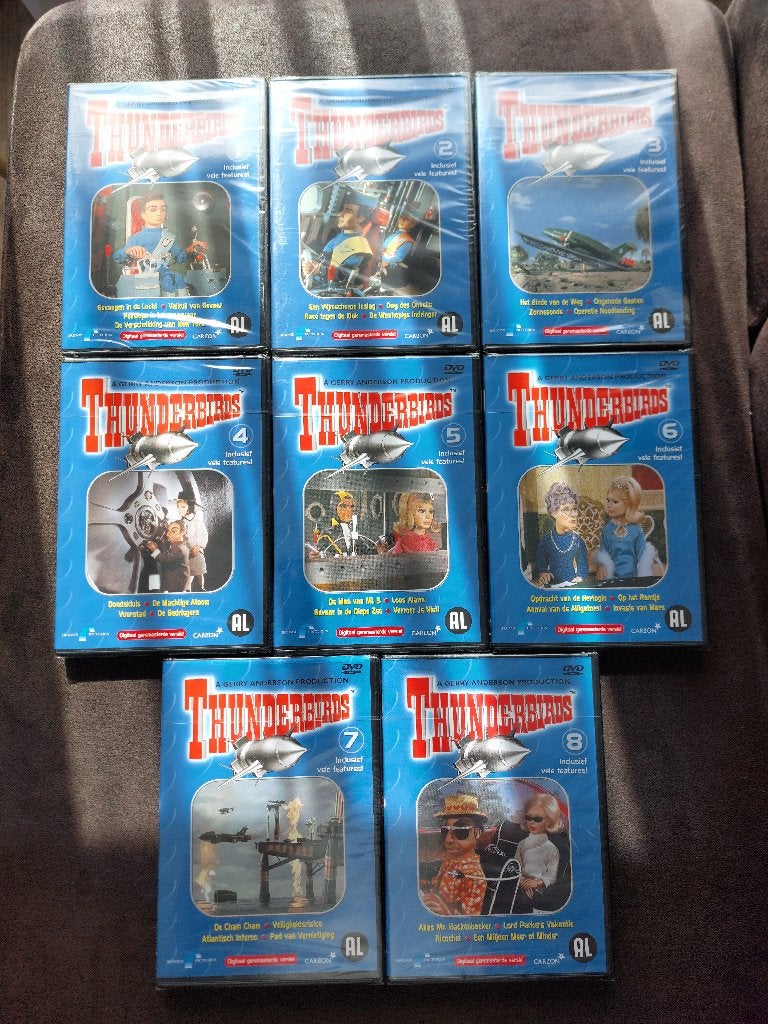 Thunderbirds dvd box, Engels, Alle leeftijden, Nederlands, Science Fiction en Fantasy