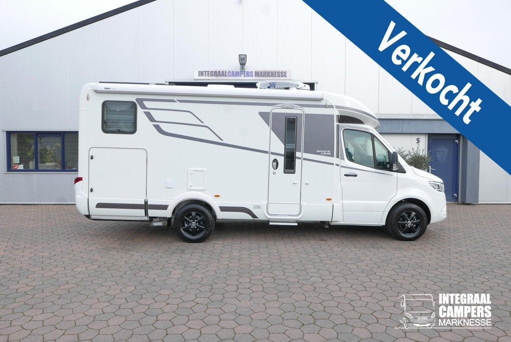 Hymer BMC-T 600 WhiteLine | Lithium | omvormer | LED | Schot, Automaat, 7 tot 8 meter, Bedrijf, Diesel