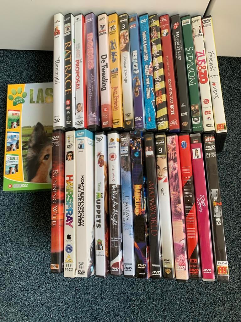 Grote collectie diverse DVD's - Films en series, Vanaf 12 jaar, Ophalen, Gebruikt, Boxset