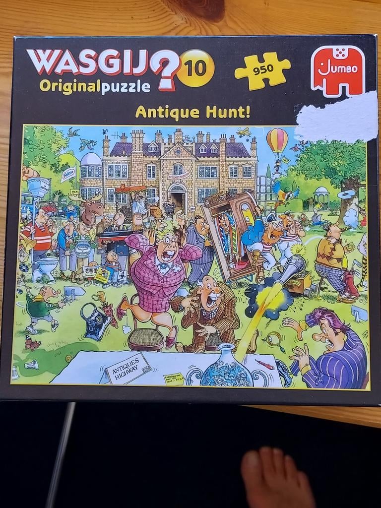 Wasgij Original, 10. Antique hunt, Ophalen of Verzenden, 500 t/m 1500 stukjes, Zo goed als nieuw