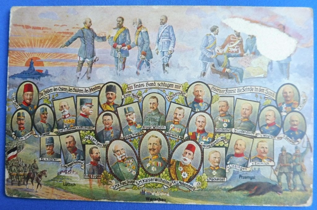 Feldpostkarte 1916 Luik België Landsturm Inf. Rgt. 11 WO1, Verzenden, Landmacht, Overige gebieden