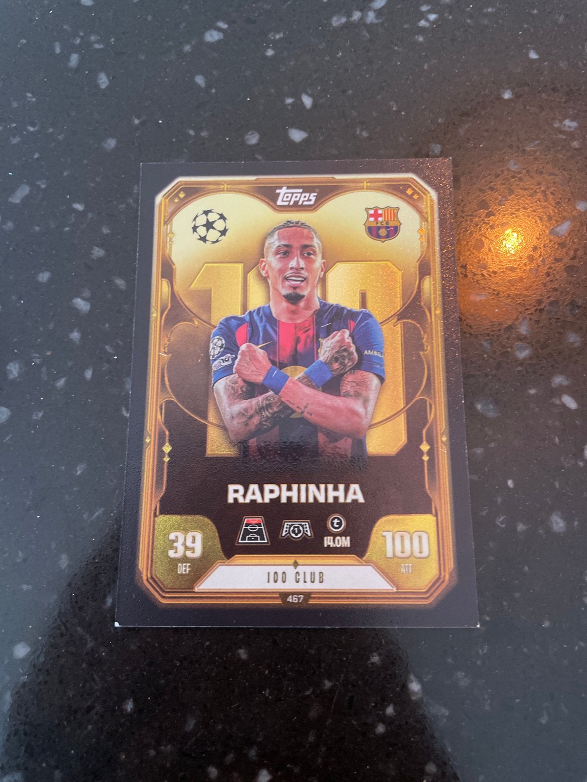 Topps Match Attax Raphinha FC Barcelona Spelerskaart, Verzenden, Nieuw, Buitenlandse clubs, Spelerskaart