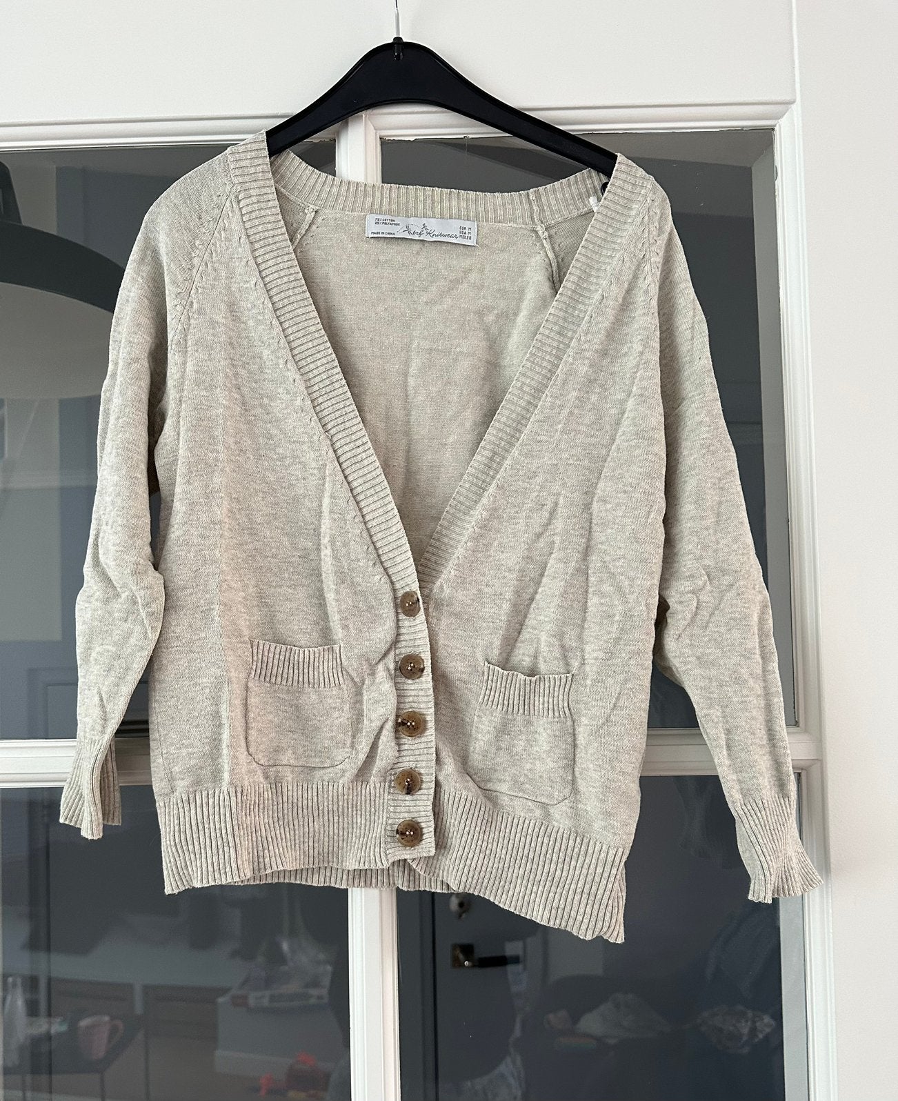 Beige vest met knoopjes maat S, Kleding | Dames, Truien en Vesten, Ophalen of Verzenden, Zo goed als nieuw, Maat 36 (S), Beige