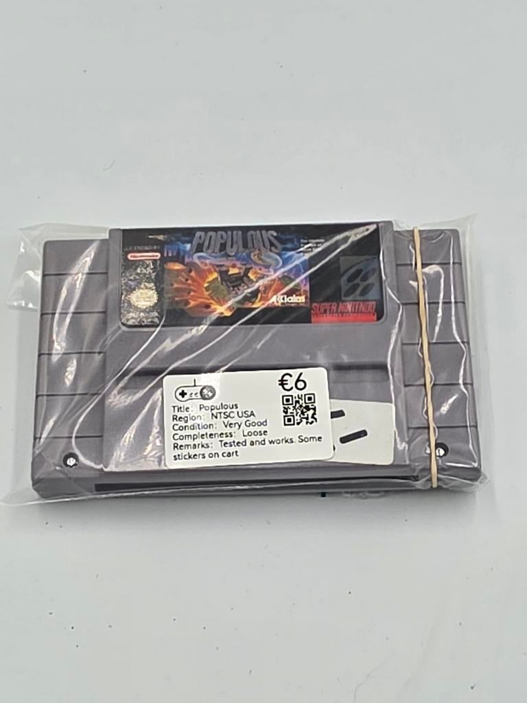 Populous - Super Nintendo (SNES) NTSC, Ophalen of Verzenden