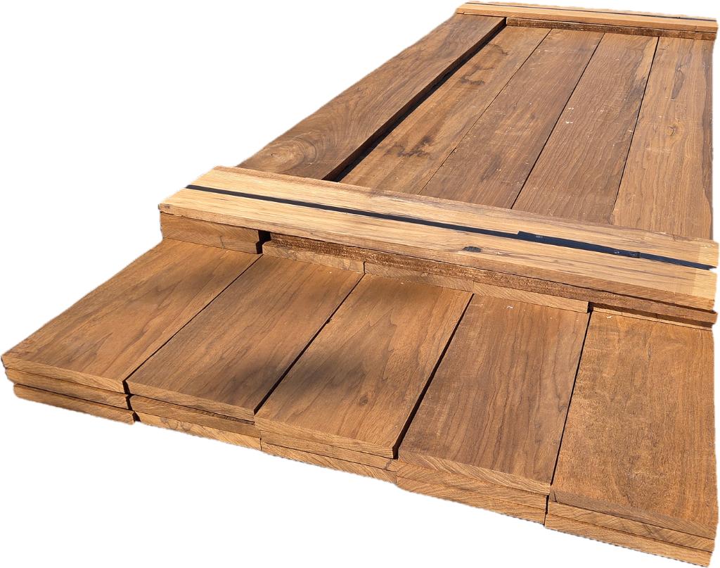 Hardhouten planken - geschaafd  2.2x20.0 cm - nr: HP184, Ophalen, Planken, Nieuw, Hardhout