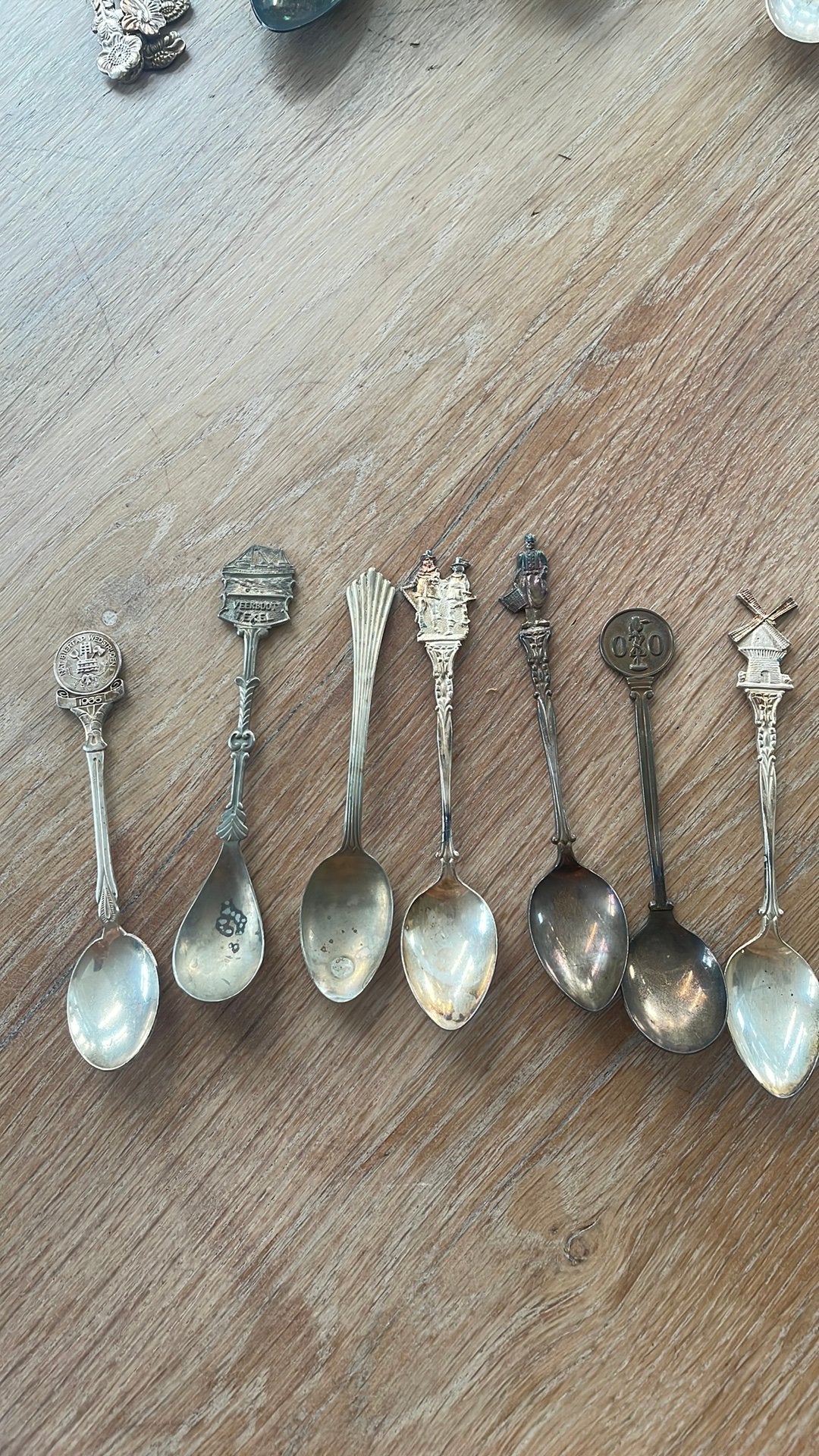 Diverse zilveren theelepels, Ophalen of Verzenden