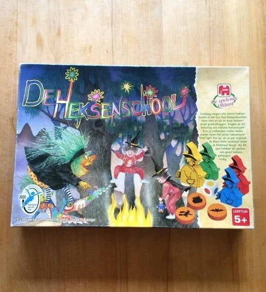 De Heksenschool, Hobby en Vrije tijd, Gezelschapsspellen | Bordspellen, Een of twee spelers, Ophalen of Verzenden, Gebruikt, Jumbo
