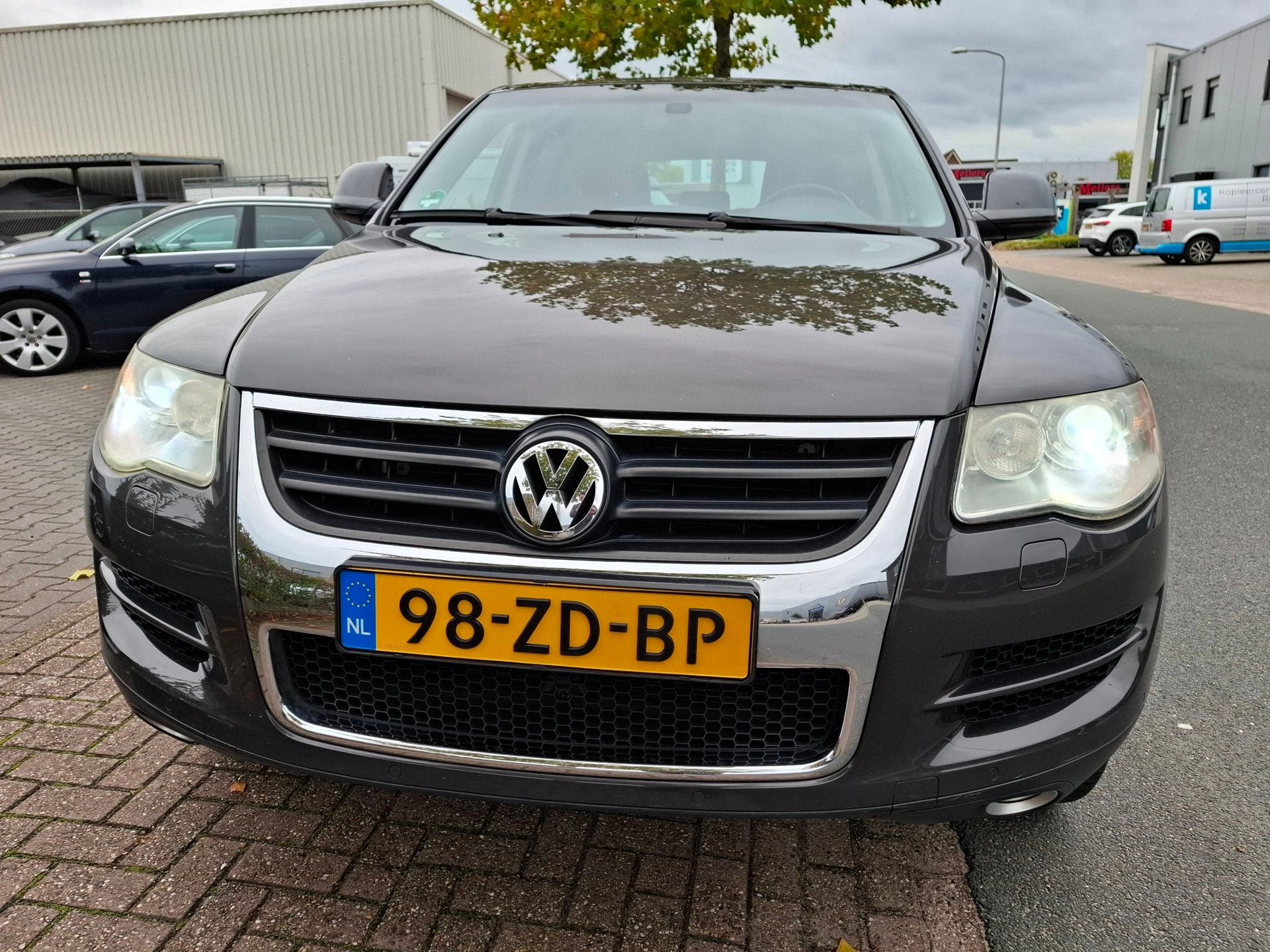 Volkswagen Touareg 3.6 V6 FSI Highline LEER/NAVI/CAMERA/DAKJ, Automaat, Gebruikt, Zwart, Vierwielaandrijving