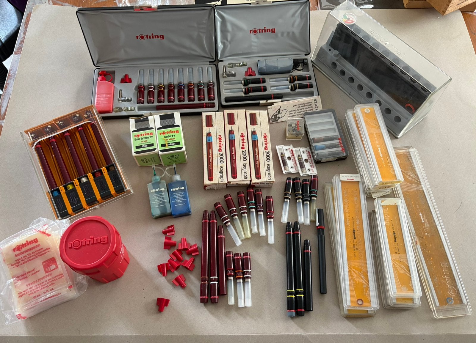 Complete rotring set alles is nog nieuw, Ophalen of Verzenden, Zo goed als nieuw