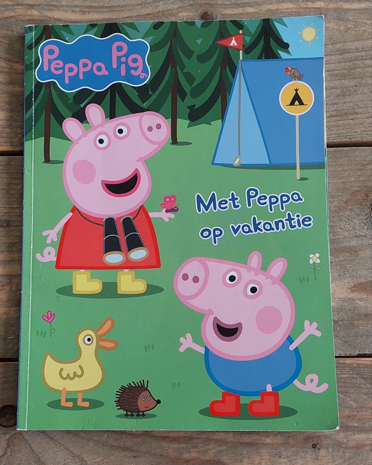 Peppa Pig - Met Peppa op vakantie, Fictie algemeen, Jongen of Meisje, Ophalen of Verzenden, Zo goed als nieuw