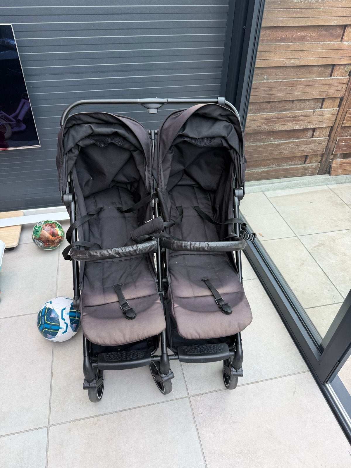 Deryan XP XL X2 Duo Buggy zwart, Ophalen of Verzenden