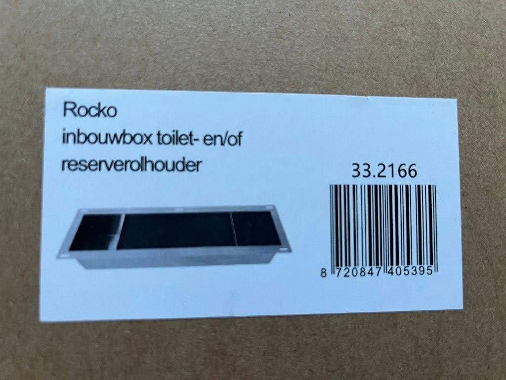Rocko inbouw toilet reserverolhouder, Huis en Inrichting, Badkamer | Badtextiel en Accessoires, Ophalen, Zo goed als nieuw, Overige kleuren