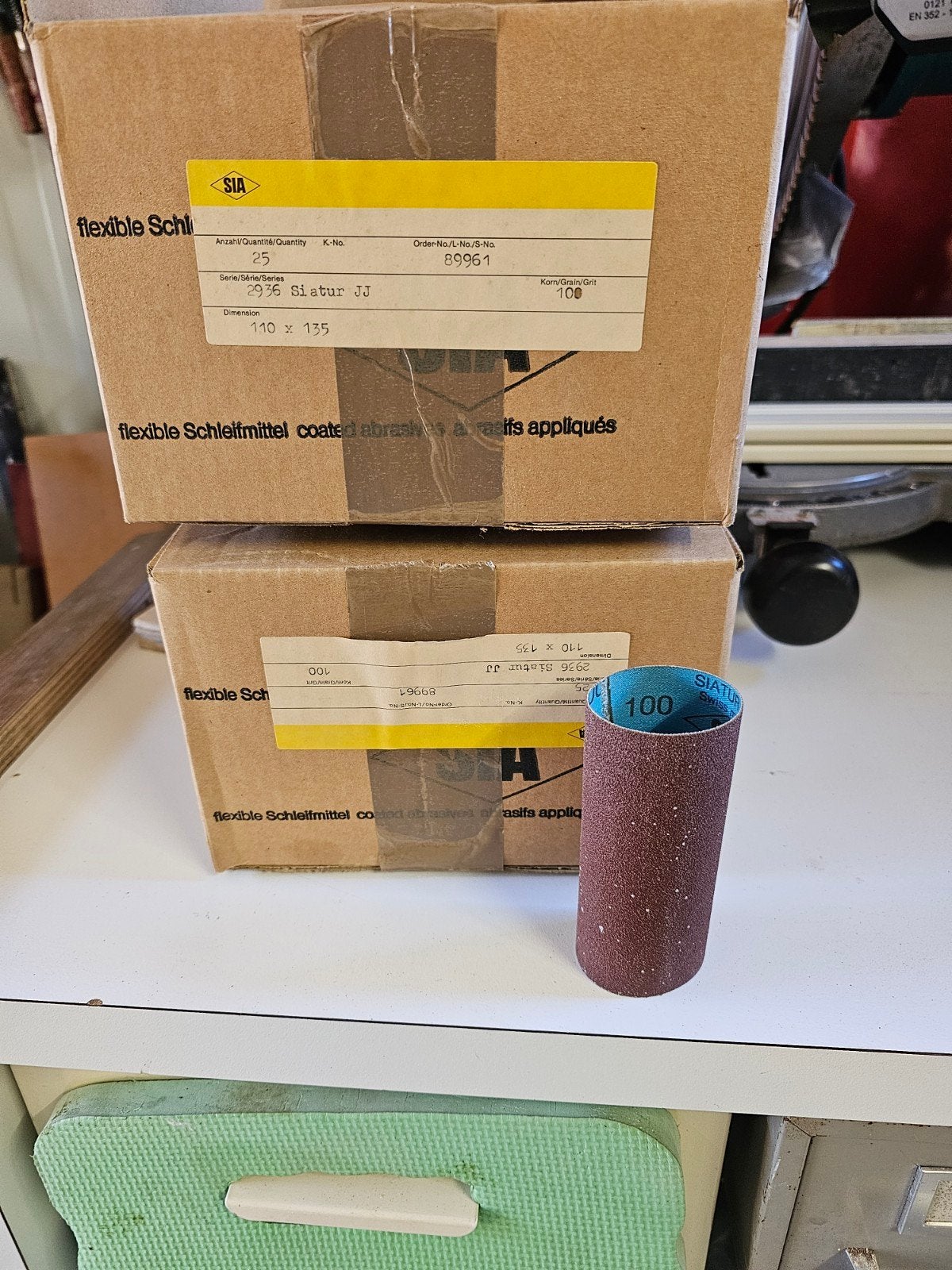 SIA Schuurrollen P100 - 110 x 135 mm - 25 stuks, Ophalen, Nieuw, Minder dan 600 watt, Overige typen