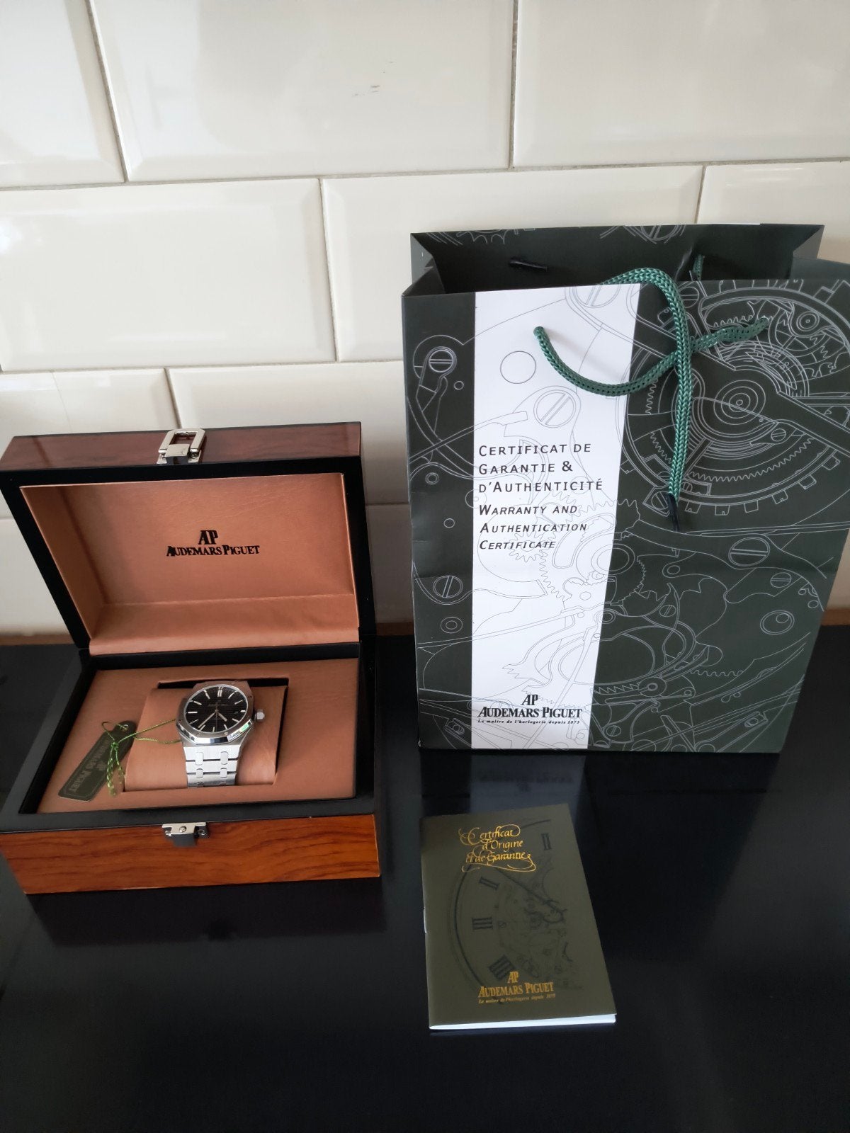 audersmars piqet Royal oak, Sieraden, Tassen en Uiterlijk, Ophalen of Verzenden, Nieuw, Staal, Overige merken