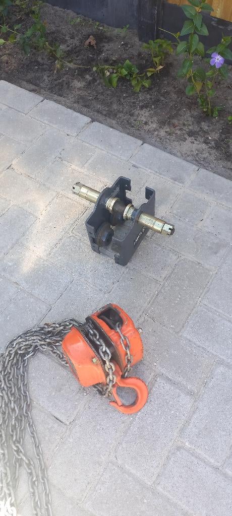 Takel en loopkart, Doe-het-zelf en Verbouw, Lieren en Takels, Ophalen, Gebruikt