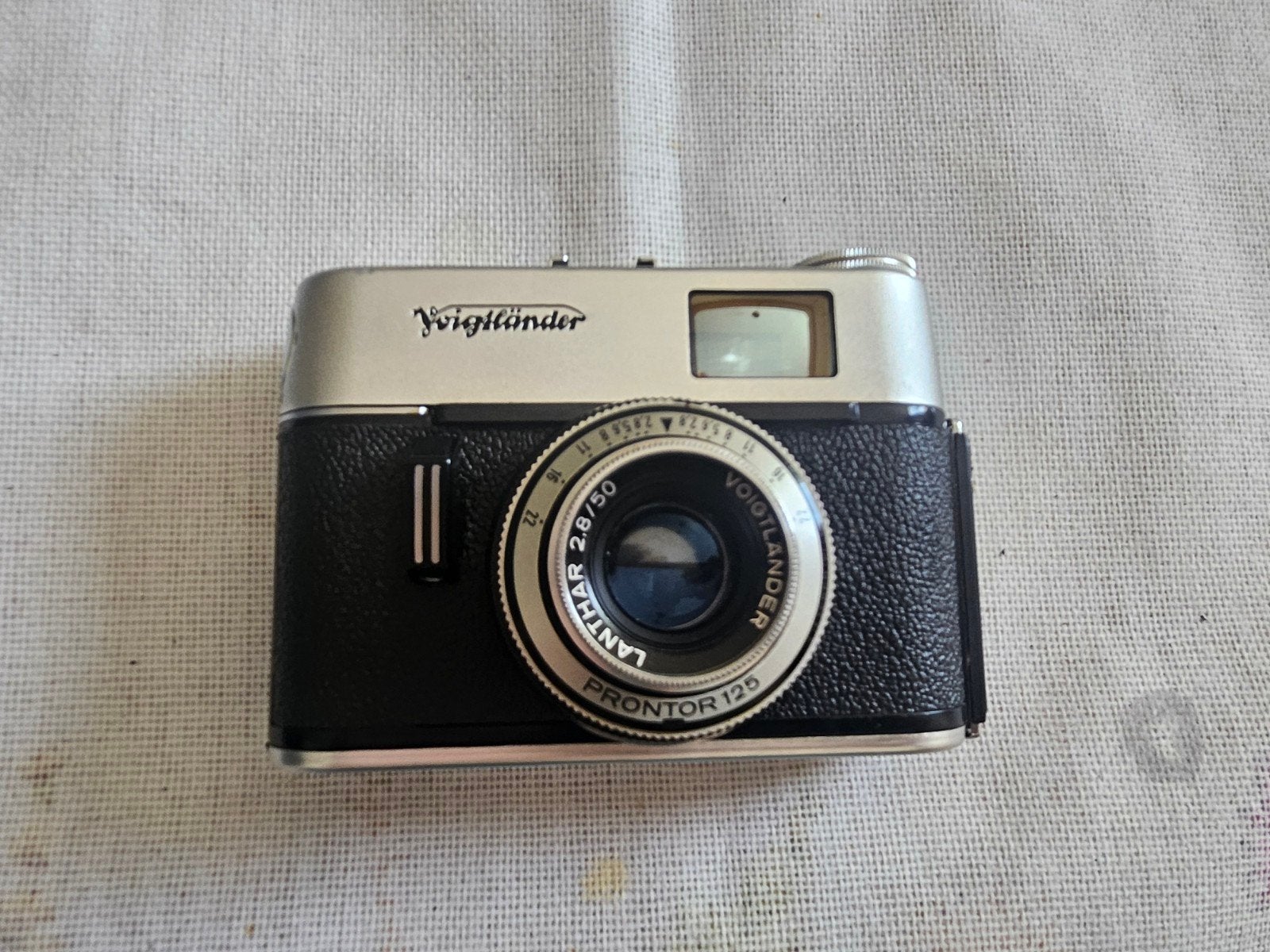 Voigtlander prontor 125, Ophalen of Verzenden, Compact, Overige Merken