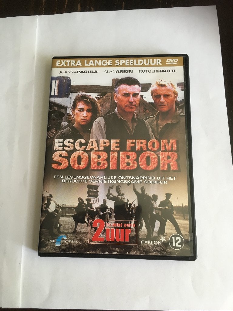 escape from sobibor dvd mini serie rutger hauer, Alle leeftijden, Ophalen of Verzenden, Zo goed als nieuw, Oorlog