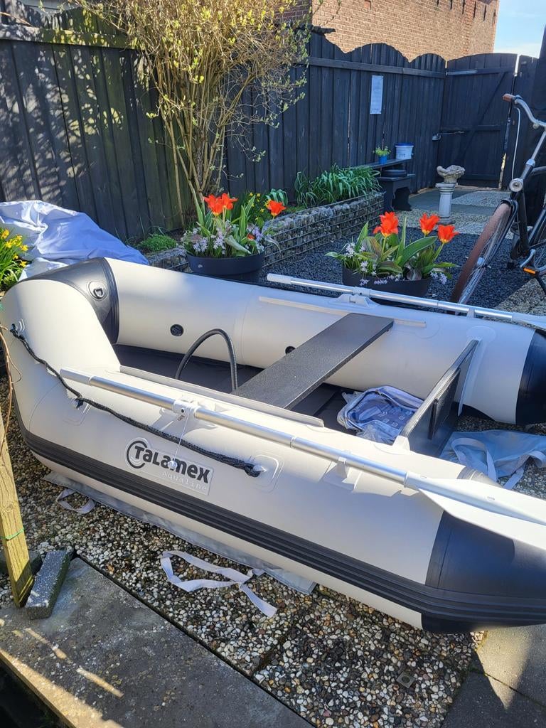 Talamex QLS250 met elektromotor, accu en dekzeil - Nieuw, Watersport en Boten, Rubberboten, Airdeck, Elektrisch, Nieuw, Minder dan 70 pk