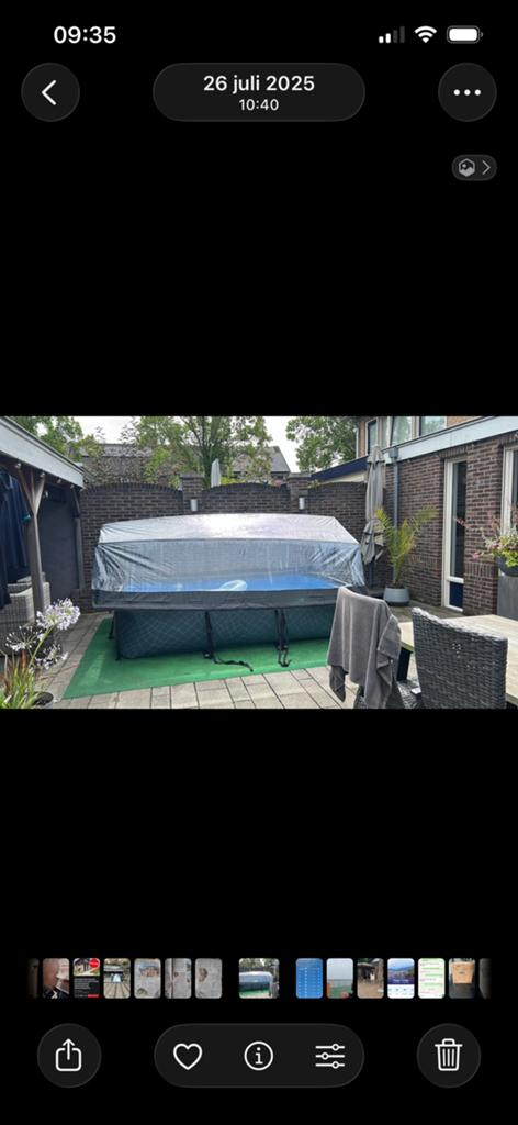 Zwembad, Tuin en Terras, Ophalen, Minder dan 80 cm, Opzetzwembad, Rechthoekig