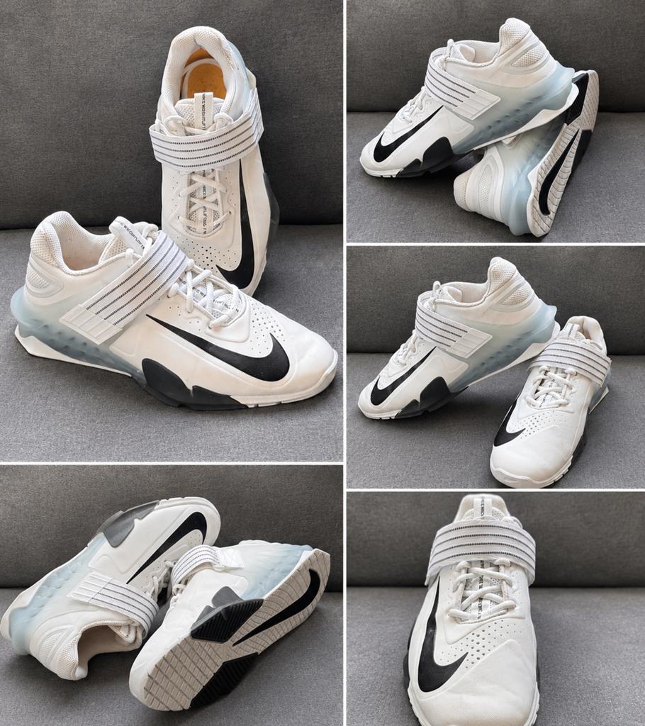 Nike Savaleos mt. 42 (squat/fitness schoenen), Ophalen of Verzenden, Gedragen, Wit, Sportschoenen