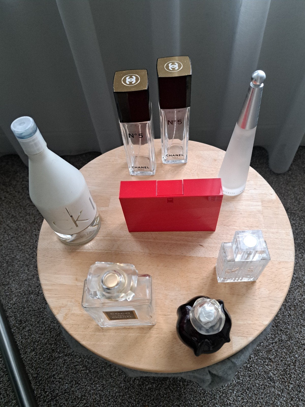 Diverse parfumflessen, deels met originele verpakking, Ophalen of Verzenden, Gebruikt