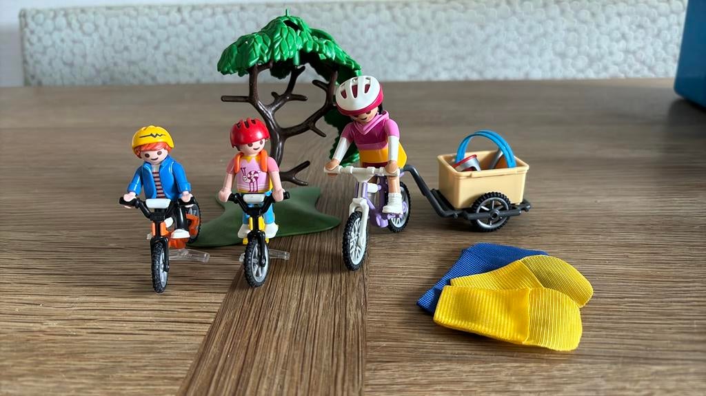 Playmobil mountainbiketocht / kamperen (6890 & 9155), Ophalen of Verzenden, Gebruikt