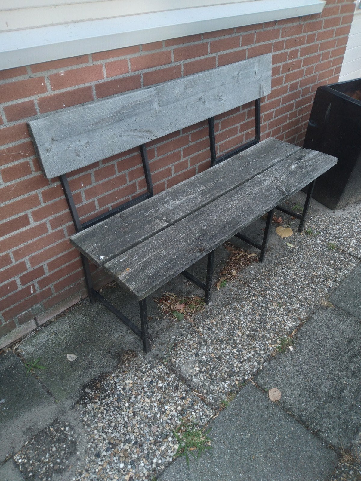 Gratis tuinbankje, Tuin en Terras, Tuinbanken, Ophalen, Gebruikt, Hout