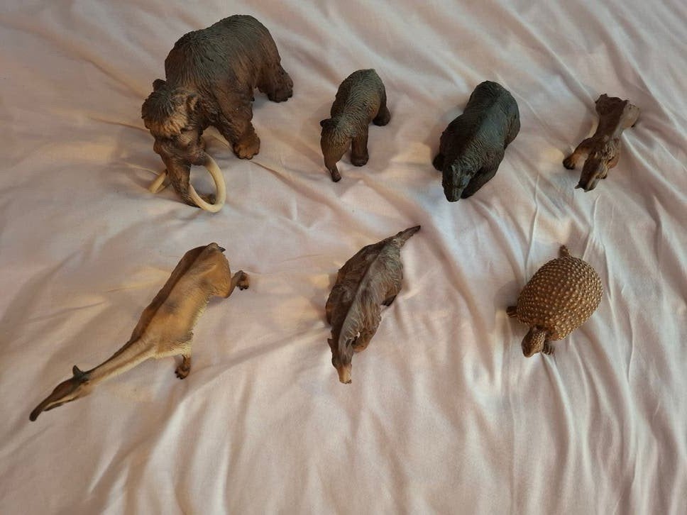 7 Schleich prehistorische dieren, Ophalen, Gebruikt