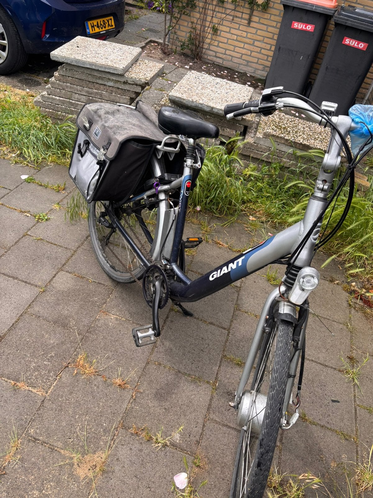 Giant fiets (ebike), Fietsen en Brommers, Elektrische fietsen, Gebruikt, Giant, 51 tot 55 cm, 30 tot 50 km per accu, Ophalen