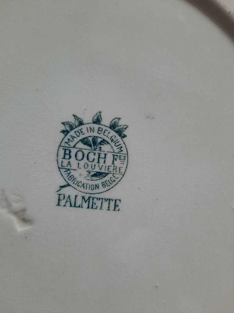 Palmette Servies BOCH onderdelen antiek, Ophalen of Verzenden