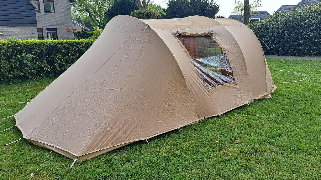 Tunneltent Esvo Krokodil, 4 persoons, technisch katoen, Ophalen, Gebruikt, Tot en met 4