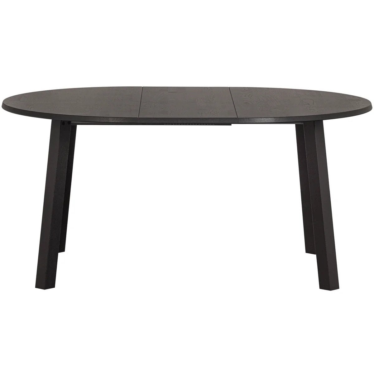 Foto 3 van Woood uitschuifbare eettafel rond eiken blacknight