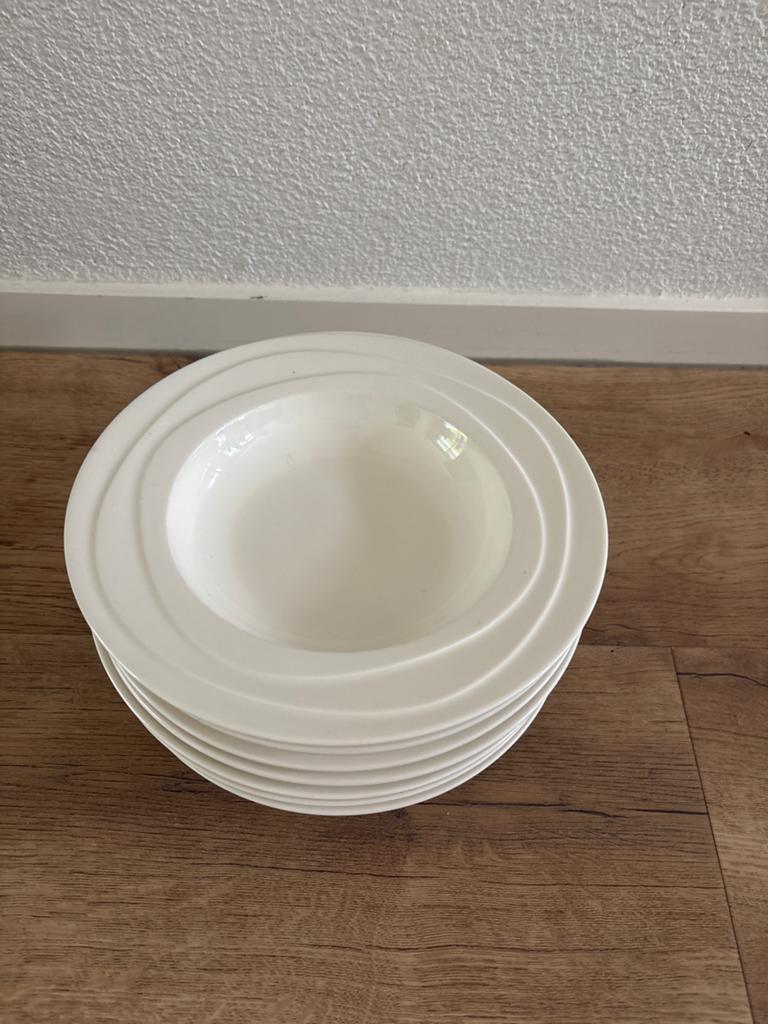 Jamie Oliver diepe borden - 7 stuks, onbeschadigd, Ophalen, Keramiek, Zo goed als nieuw, Bord(en)