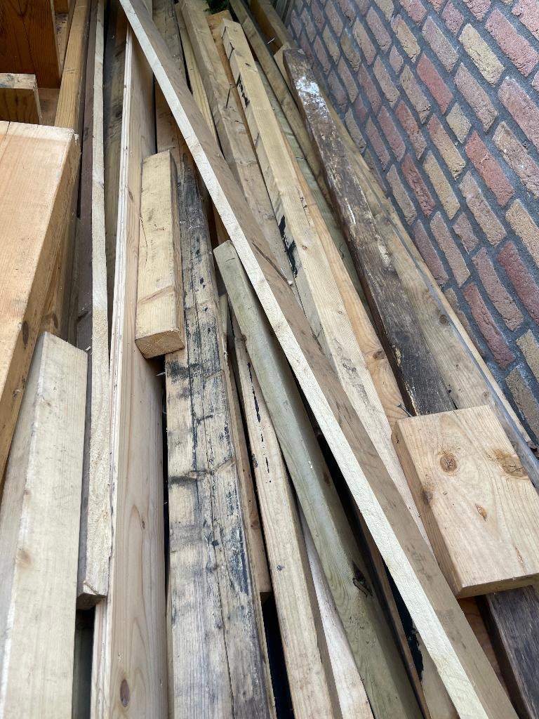 hout, Doe-het-zelf en Verbouw, Hout en Planken, Gebruikt, Minder dan 25 mm, Plank, 300 cm of meer