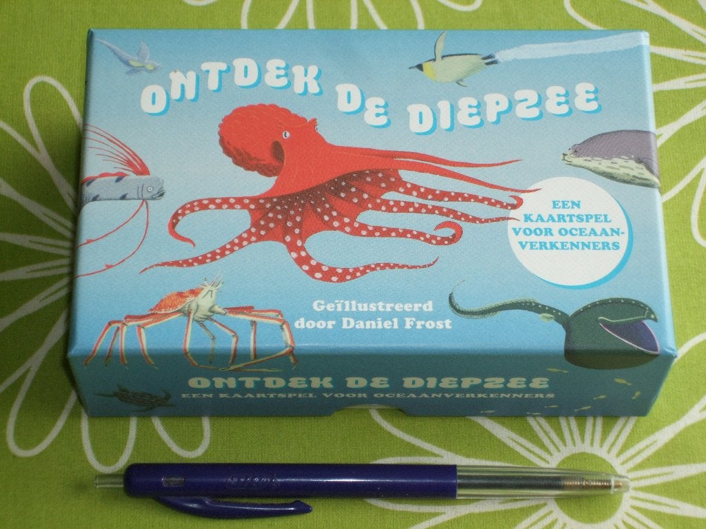 Ontdek de diepzee - een kaartspel voor oceaanverkenners, Vijf spelers of meer, Ophalen of Verzenden, Zo goed als nieuw