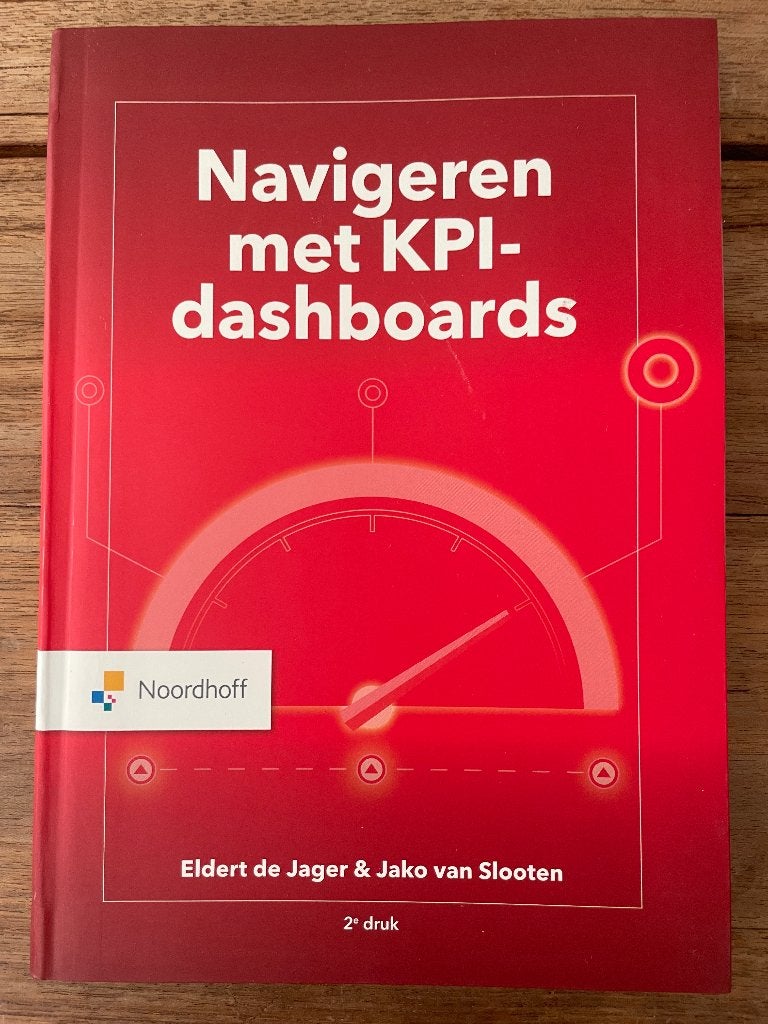 navigeren met KPI-dashboards (2e druk), Noordhoff, Zo goed als nieuw, Alpha, HBO