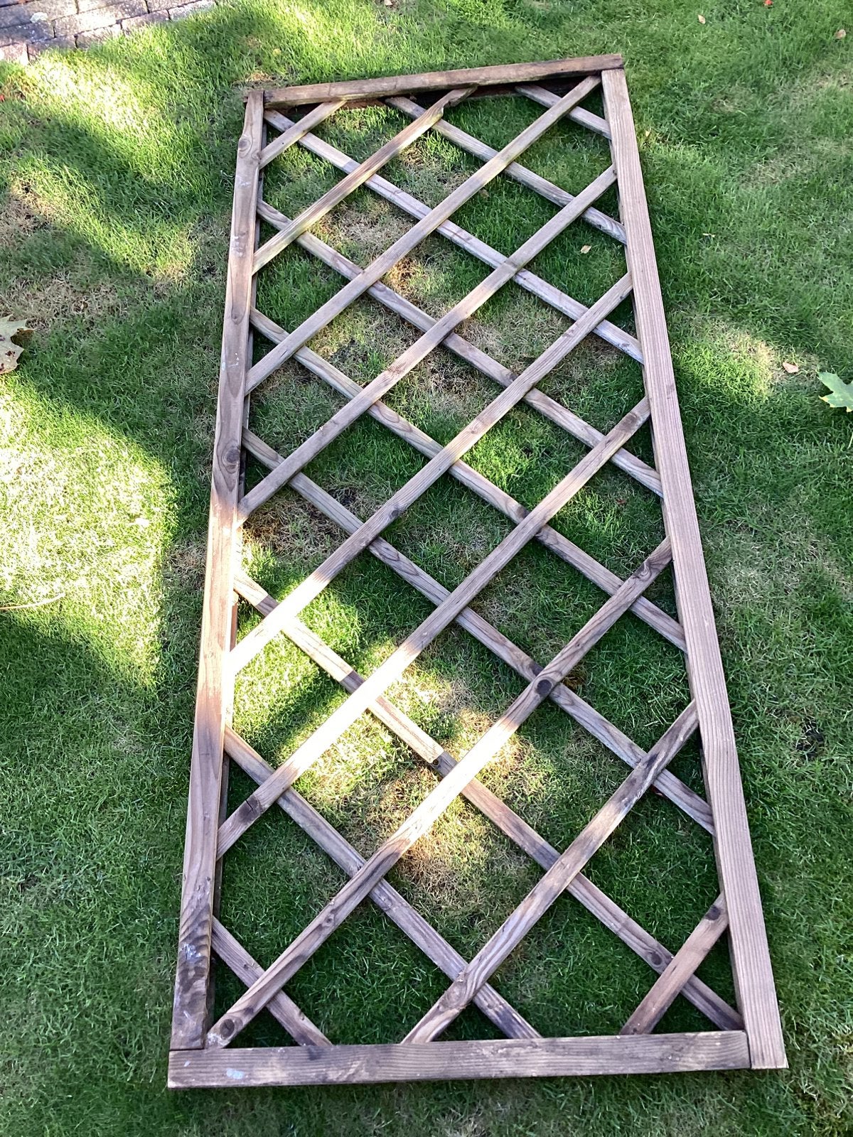 Trellischerm, klimrek, hardhout, 180 x 75, Tuin en Terras, Ophalen, Hout, Tuinhek