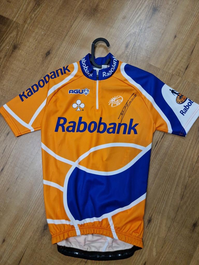 Wielershirt rabobank eltink gesigneerd, Verzenden, Zo goed als nieuw