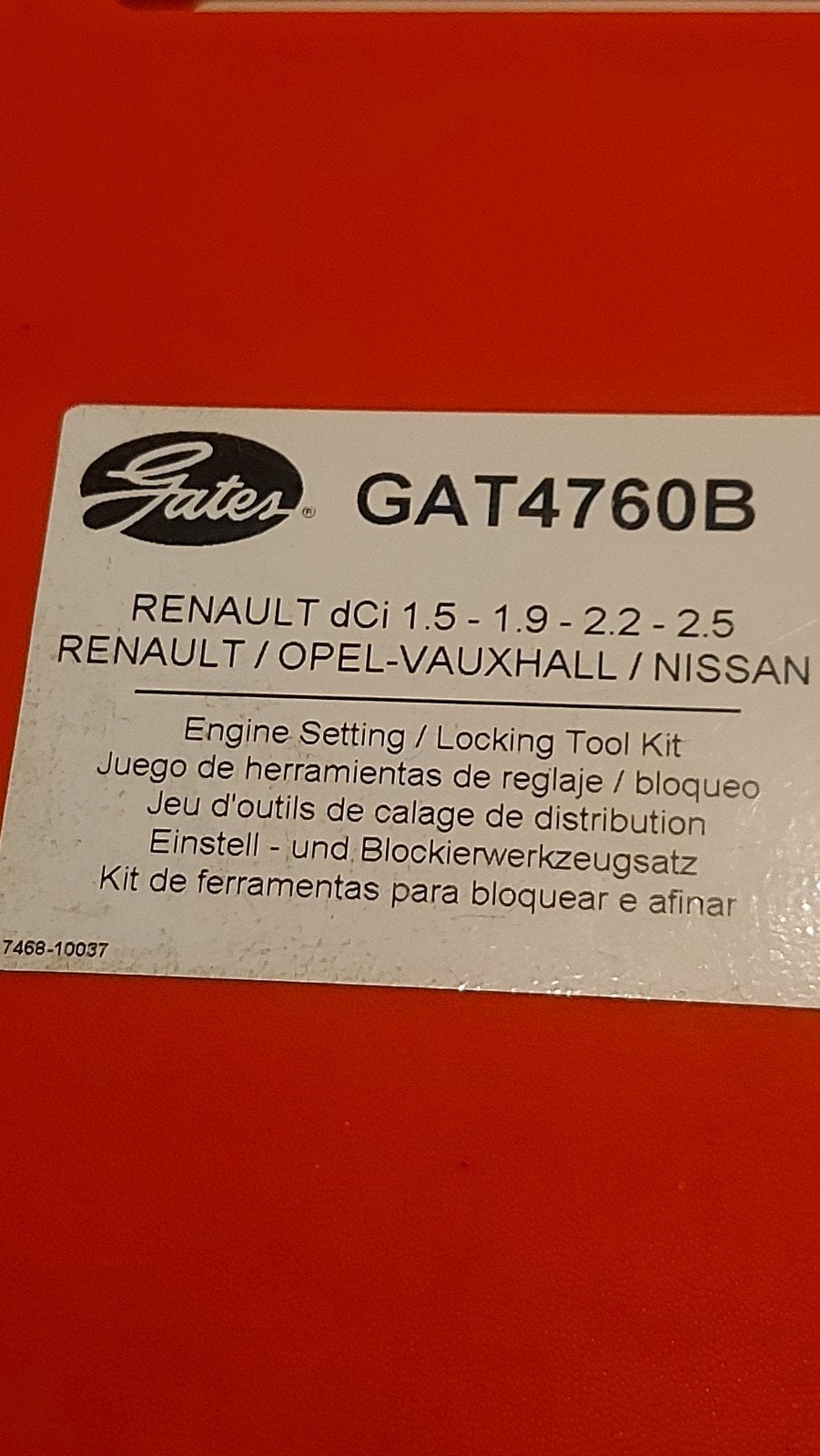 GAT4760B Distributie Gereedschapset Renault Opel Nissan, Ophalen of Verzenden, Nieuw