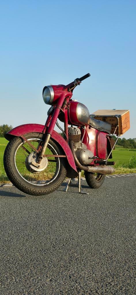 Mooie goedlopende Jawa CZ 175 met patina, Gebruikt, Particulier, Overig, 1 cilinder