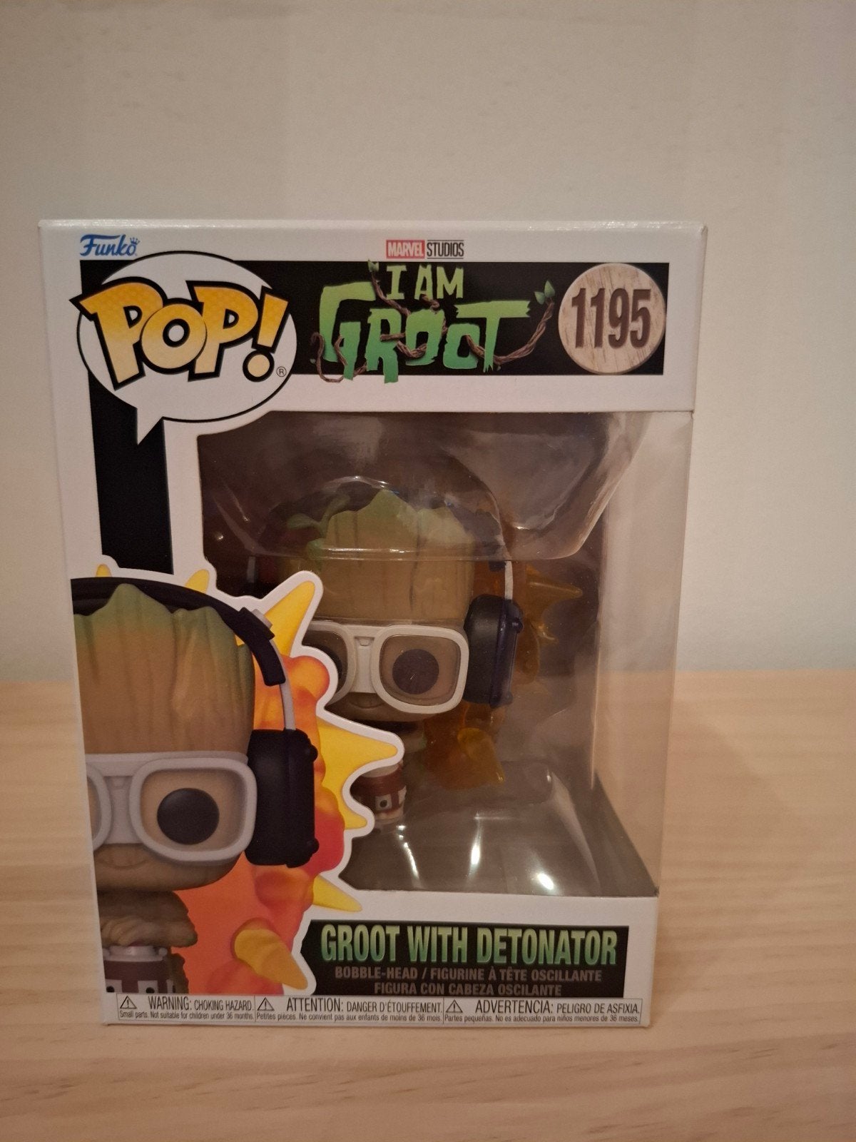 Funko Pop! I Am Groot - Groot with Detonator #1195, Ophalen of Verzenden, Nieuw