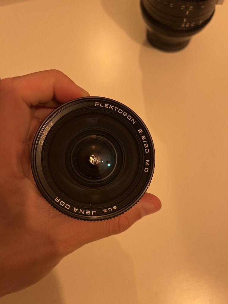 Carl Zeiss Jena Flektogon 2.8/20 MC (M42-mount),, Ophalen, Refurbished, Groothoeklens
