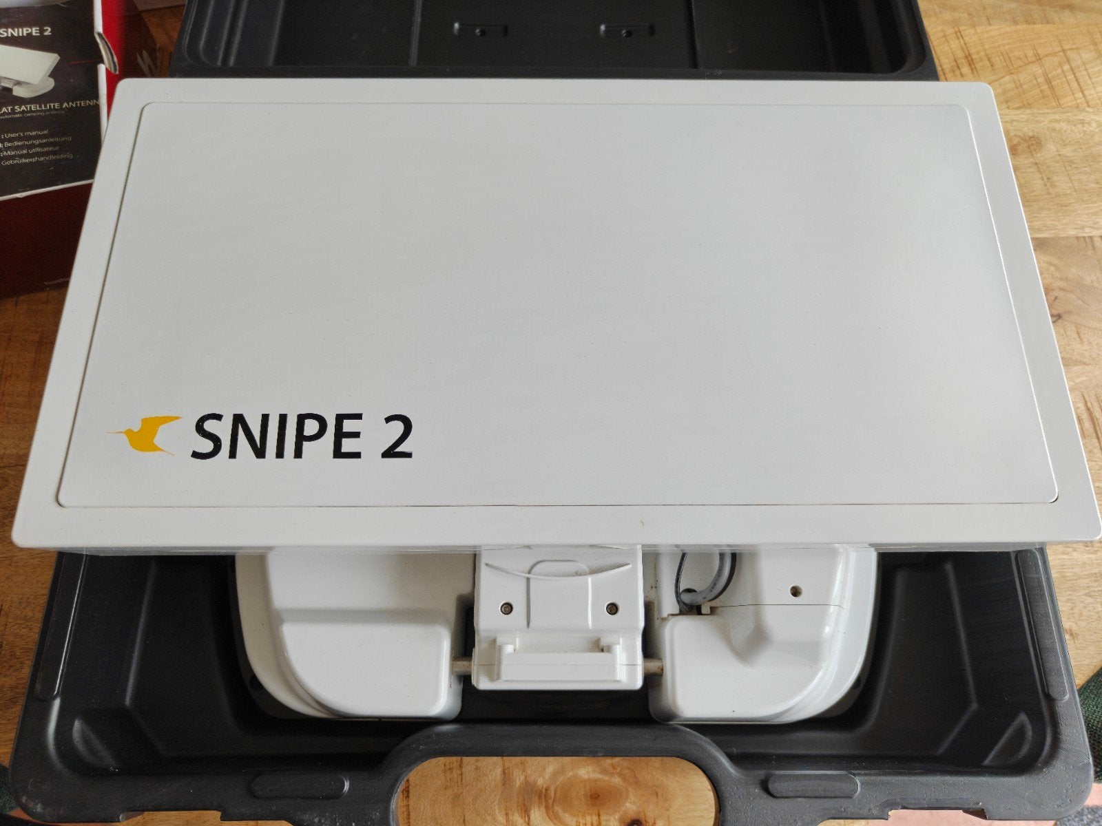 Snipe 2 automatische schotel in koffer, Ophalen, Gebruikt, (Schotel)antenne, Overige merken