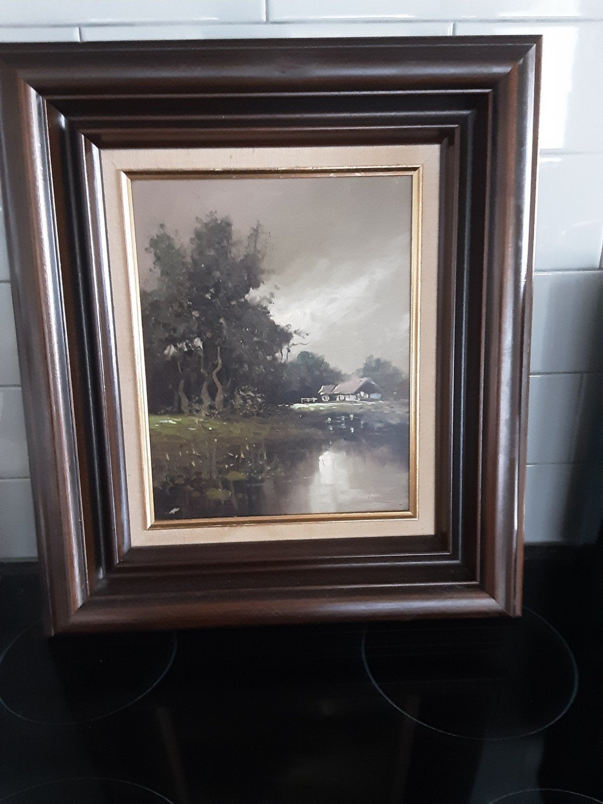 Schilderij, Ophalen of Verzenden, Klassiek, Landschap, Doek