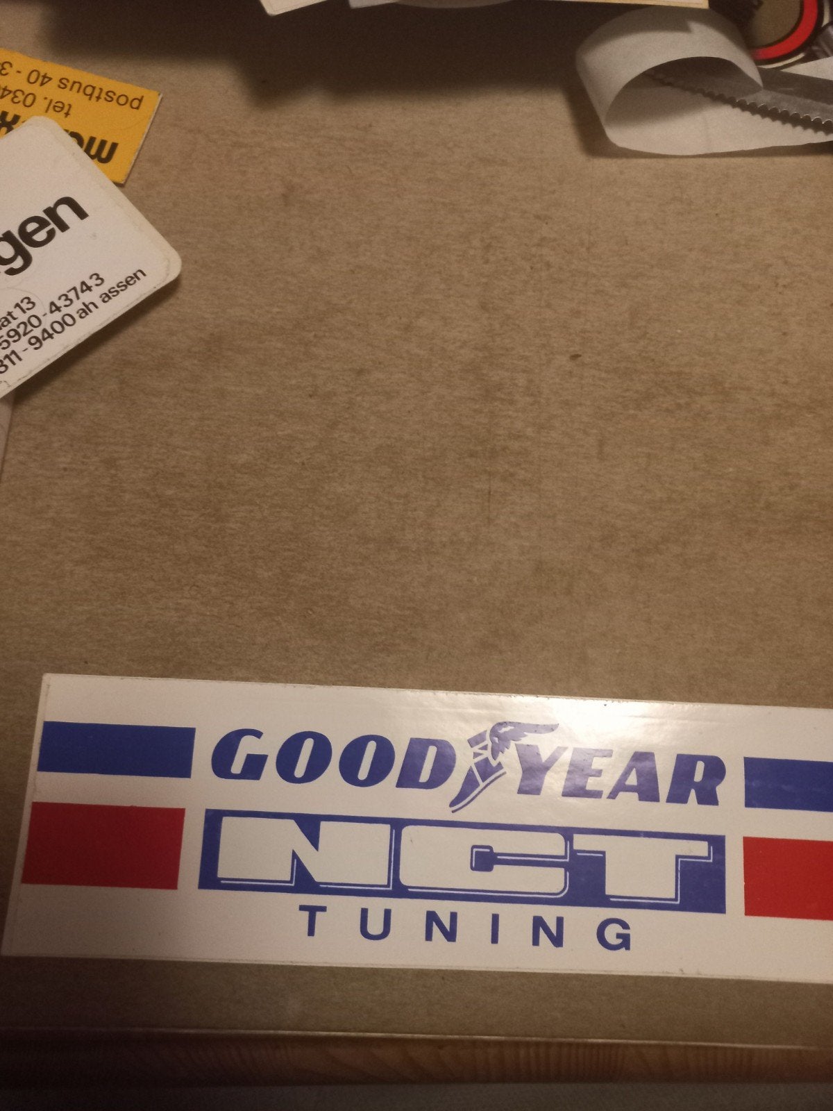 Goodyear NCT Tuning Sticker, Ophalen of Verzenden
