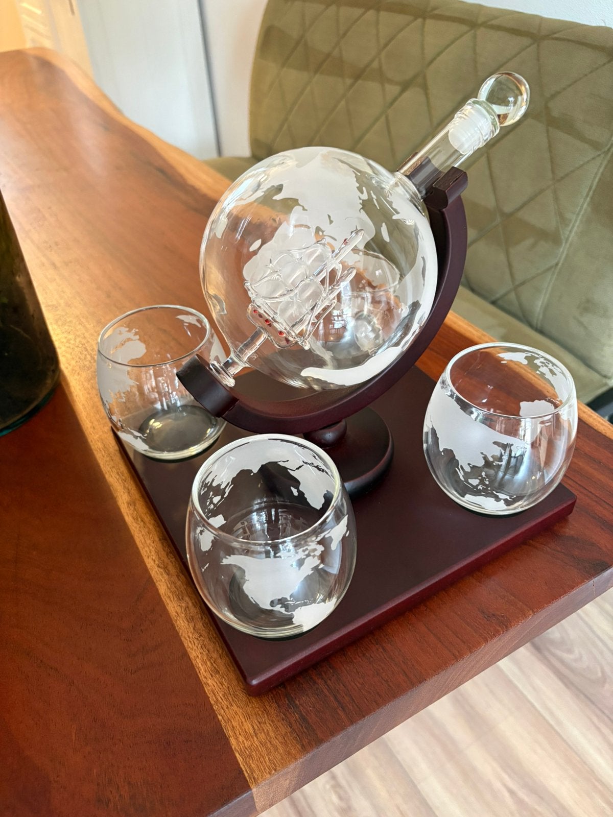 Whisky set (glazen + karaf), Ophalen, Overige typen, Overige stijlen, Glas