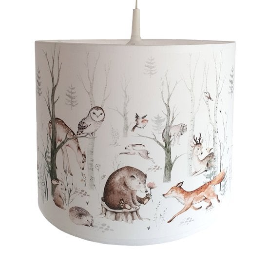 Hanglamp Kinderlamp Bosdieren Little Dreamzzz, Bi & Li Creaties, Nieuw, Ophalen of Verzenden, Bilicreaties@gmail.com