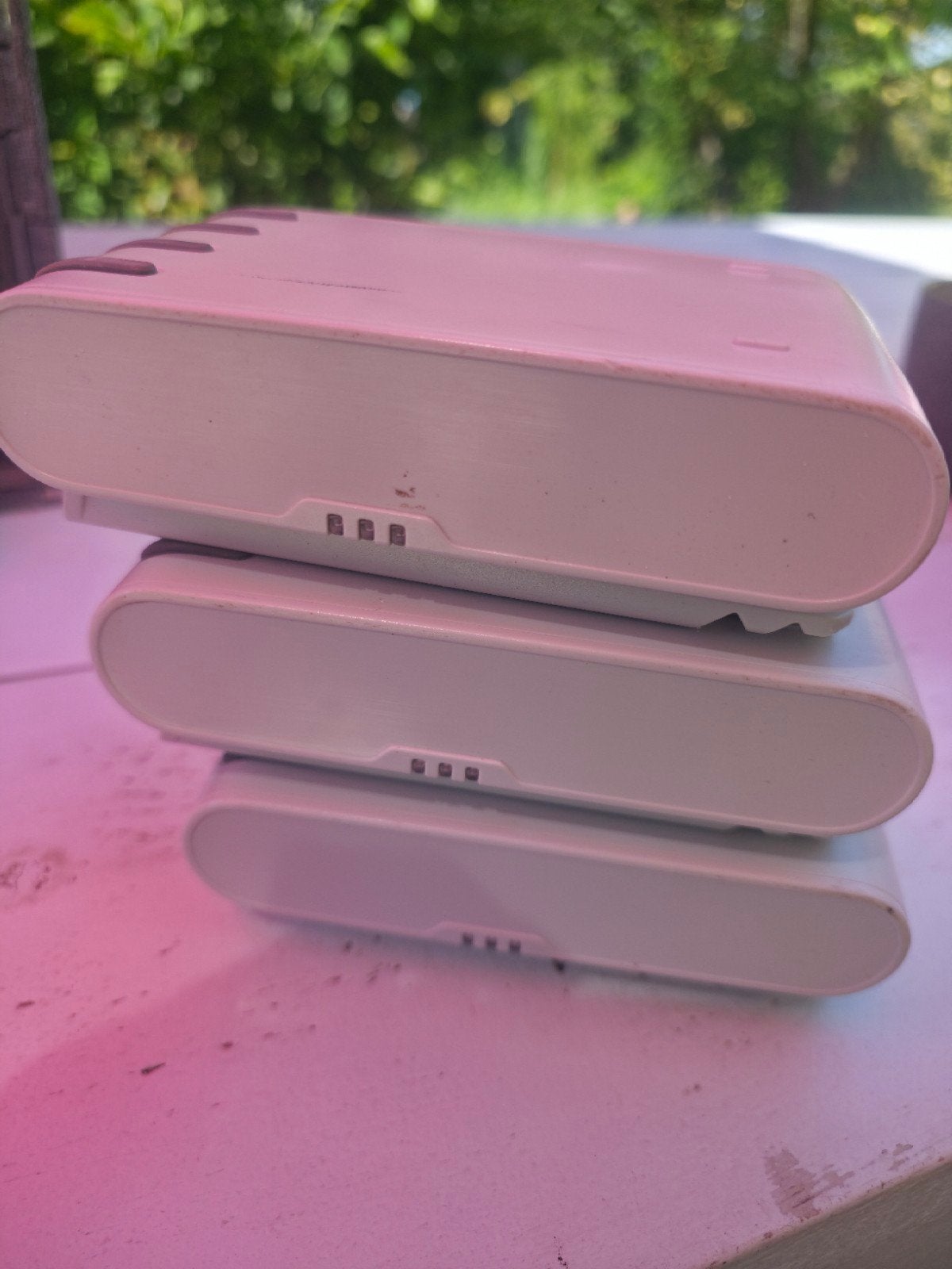 3x accu Samsung, draadloze stofzuiger, 21.6V Li-ion battery, Witgoed en Apparatuur, Ophalen of Verzenden, Zo goed als nieuw, Steelstofzuiger