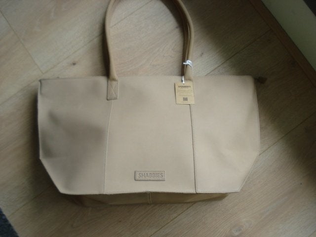 Mooie nieuwe leren shopper van SHABBIES, Sieraden, Tassen en Uiterlijk, Tassen | Damestassen, Ophalen of Verzenden, Zo goed als nieuw