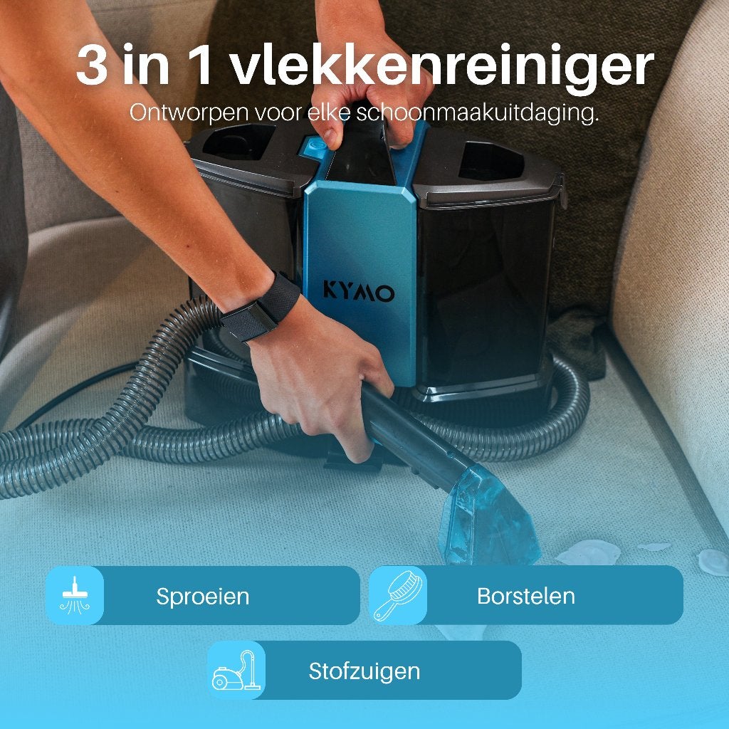 Bank reiniger - vlekkenreiniger - tapijtreiniger, Ophalen of Verzenden, Zo goed als nieuw, Tweepersoons, Rechte bank